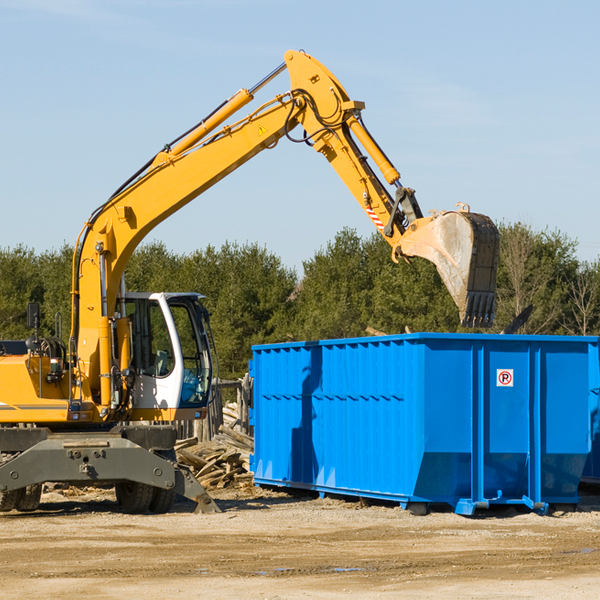what kind of customer support is available for residential dumpster rentals in Palm Shores